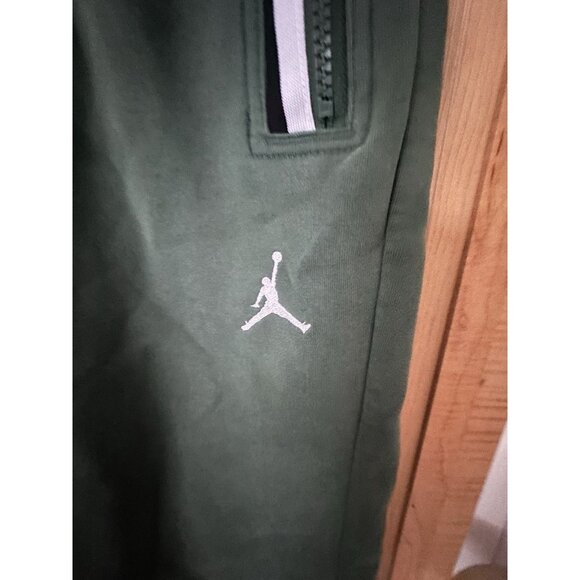 Paris Saint Germain Air Jordan Joggers Mens Size XS Green Zipper Drawstring - Picture 4 of 8